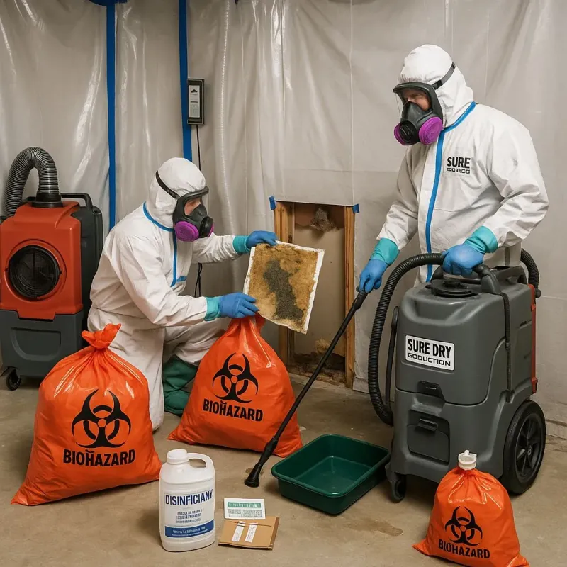 Contaminated Water Handling Protocols process in Brittany Farms-Highlands, PA